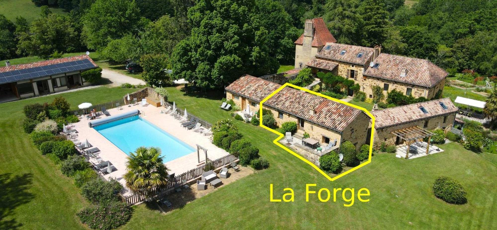 Domaine De Cournet Haut, A 17Th Century Property Set On A Calm, Idyllic Domain With Pool, Tennis, Bikes And More Les Vauries Luaran gambar