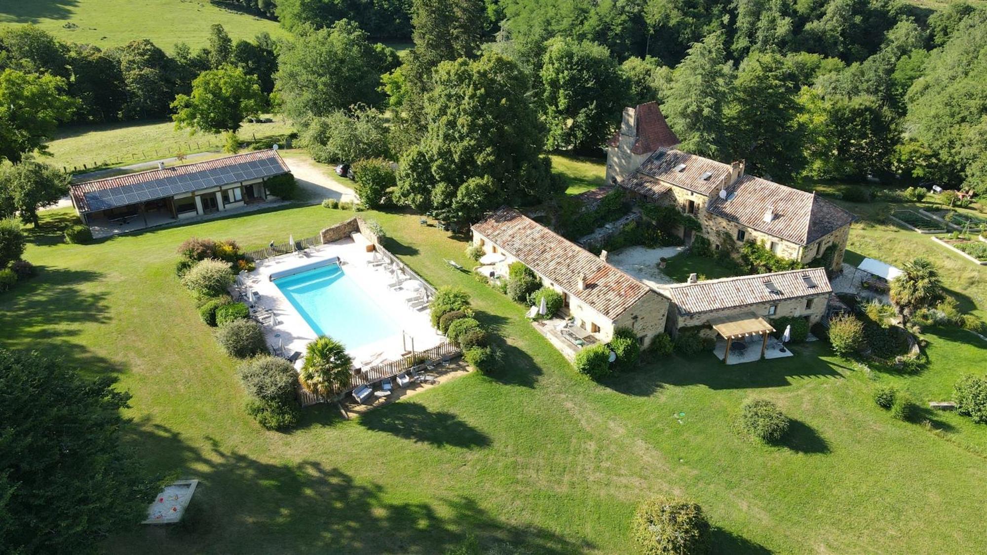 Domaine De Cournet Haut, A 17Th Century Property Set On A Calm, Idyllic Domain With Pool, Tennis, Bikes And More Les Vauries Luaran gambar