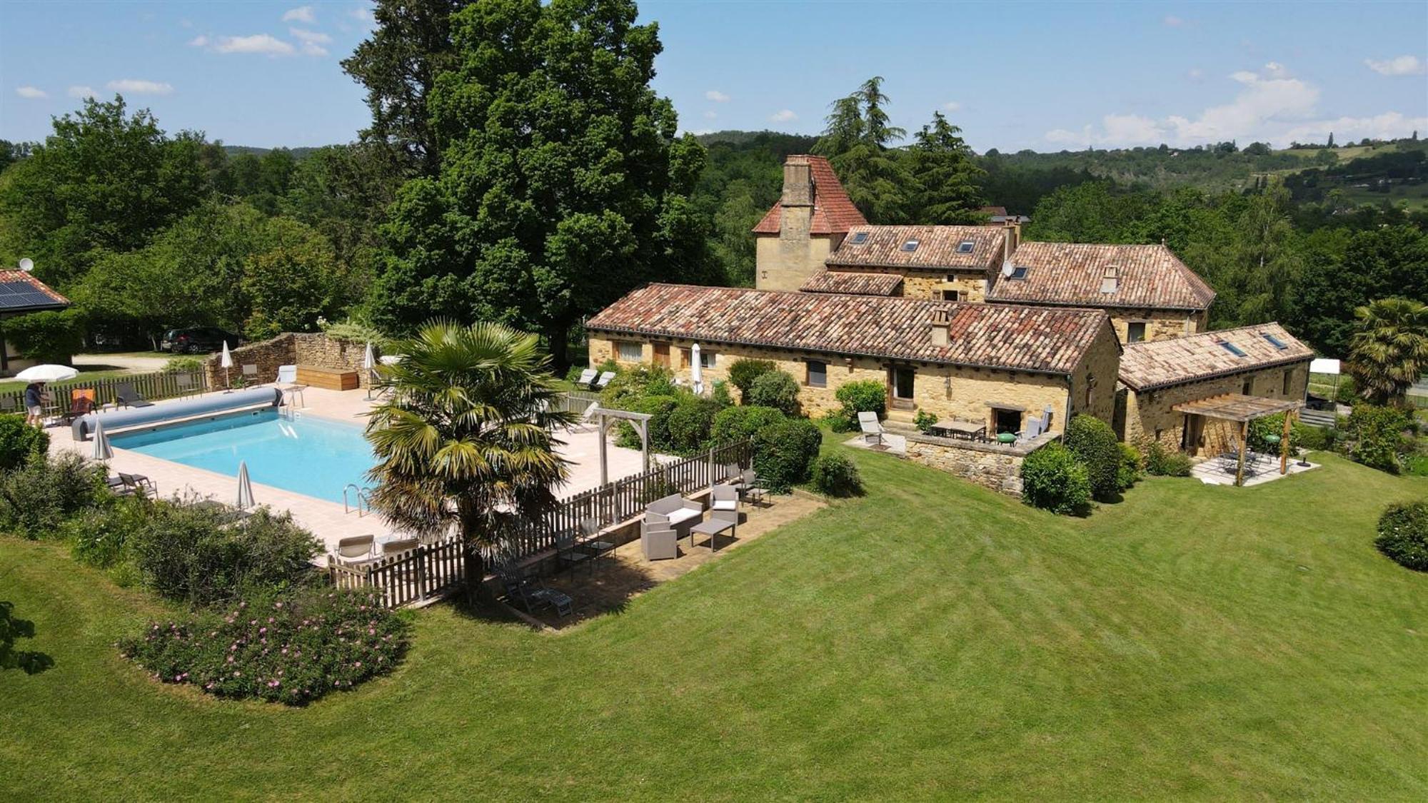 Domaine De Cournet Haut, A 17Th Century Property Set On A Calm, Idyllic Domain With Pool, Tennis, Bikes And More Les Vauries Luaran gambar